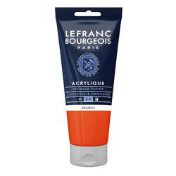 LB ACRYLIQUE FINE 80ML TUBE ORANGE