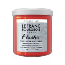 LB FLASHE ACRYLIQUE 125ML POT ORANGE FLUO