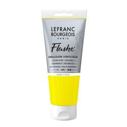 LB FLASHE ACRYLIQUE 80ML TUBE JAUNE CITRON