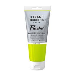 LB FLASHE ACRYLIQUE 80ML TUBE JAUNE FLUO