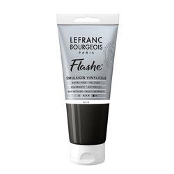 LB FLASHE ACRYLIQUE 80ML TUBE NOIR