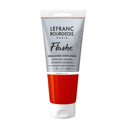 LB FLASHE ACRYLIQUE 80ML TUBE ORANGE FLUO