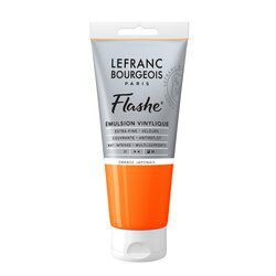 LB FLASHE ACRYLIQUE 80ML TUBE ORANGE JAPONAIS