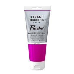 LB FLASHE ACRYLIQUE 80ML TUBE ROSE FLUO