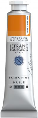 LB HUILE LEFRANC 40ML JAUNE FONC� SANS CADMIUM