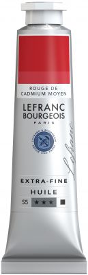 LB HUILE LEFRANC 40ML ROUGE DE CADMIUM MOYEN