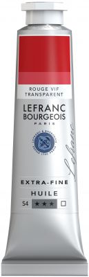 LB HUILE LEFRANC 40ML ROUGE VIF TRANSPARENT