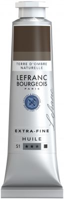 LB HUILE LEFRANC 40ML TERRE D\'OMBRE NATURELLE TRANSPARENTE