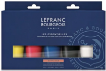 LEFRANC BOURGEOIS ACRYLIQUE FINE SET LES ESSENTIELLES  5 X 80ML