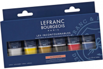 LEFRANC BOURGEOIS ACRYLIQUE FINE SET LES INCONTOURNABLES 6 X 20ML