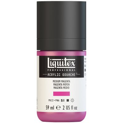 LIQUITEX ACRYLIC GOUACHE 59ML MAGENTA MOYEN S1