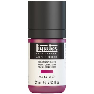 LIQUITEX ACRYLIC GOUACHE 59ML MAGENTA QUINACRIDONE S2