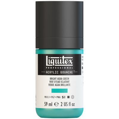 LIQUITEX ACRYLIC GOUACHE 59ML VERT EAU ECLATANT S1