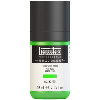 LIQUITEX ACRYLIC GOUACHE 59ML VERT FLUORESCENT S2