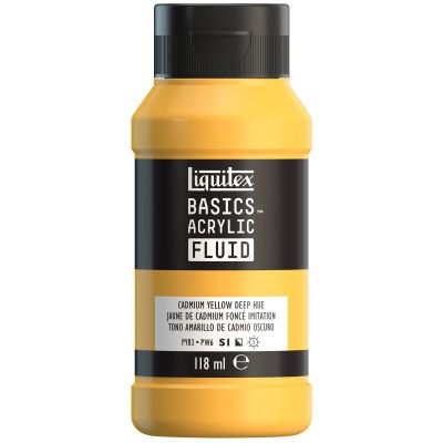 LIQUITEX BASICS FLUID JAUNE CADMIUM FONC� IMITATION 118ML