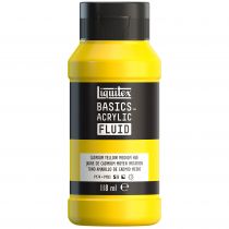 LIQUITEX BASICS FLUID JAUNE CADMIUM MOYEN IMITATION