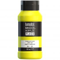 LIQUITEX BASICS FLUID JAUNE FLUORESCENT 118ML