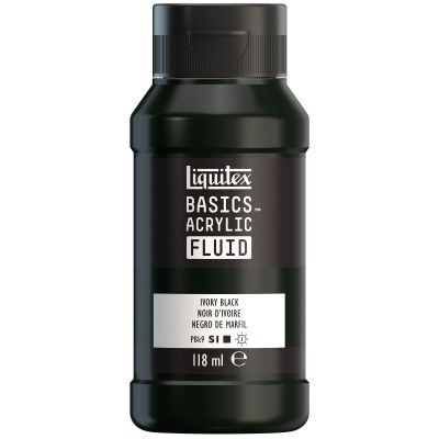 LIQUITEX BASICS FLUID NOIR D\'IVOIRE