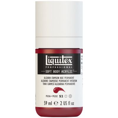 LIQUITEX SOFT BODY ACRYLIC 59ML ALIZARINE CRAMOISIE