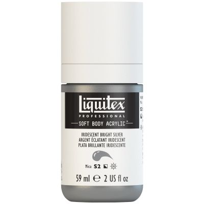 LIQUITEX SOFT BODY ACRYLIC 59ML ARGENT IRIDESCENT