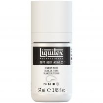 LIQUITEX SOFT BODY ACRYLIC 59ML BLANC DE TITANE S1