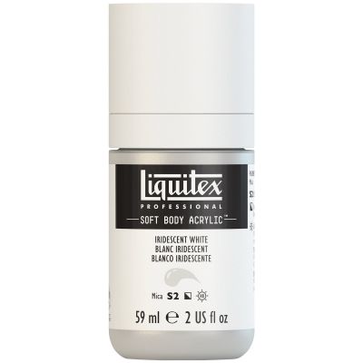 LIQUITEX SOFT BODY ACRYLIC 59ML BLANC IRIDESCENT