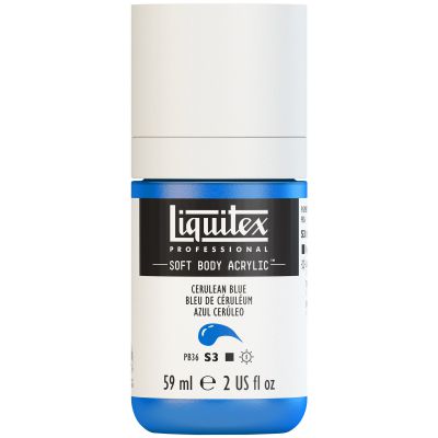 LIQUITEX SOFT BODY ACRYLIC 59ML BLEU CERULEUM