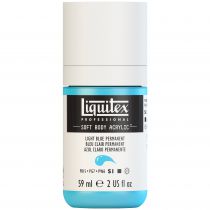 LIQUITEX SOFT BODY ACRYLIC 59ML BLEU CLAIR PERMANENT