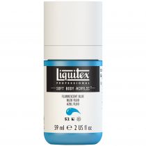 LIQUITEX SOFT BODY ACRYLIC 59ML BLEU FLUORESCENT S2