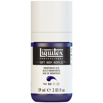LIQUITEX SOFT BODY ACRYLIC 59ML BLEU INDANTHR�NE