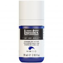 LIQUITEX SOFT BODY ACRYLIC 59ML BLEU OUTREMER (NUANCE ROUGE) S1