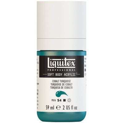 LIQUITEX SOFT BODY ACRYLIC 59ML COBALT TURQUOISE
