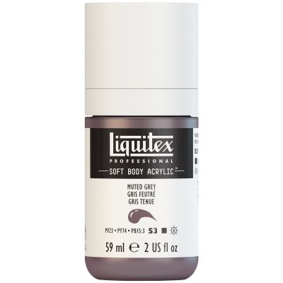 LIQUITEX SOFT BODY ACRYLIC 59ML GRIS FEUTR� S3