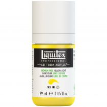 LIQUITEX SOFT BODY ACRYLIC 59ML JAUNE CLAIR SANS CADMIUM