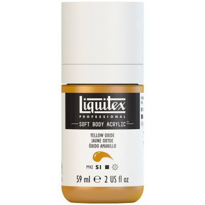 LIQUITEX SOFT BODY ACRYLIC 59ML JAUNE DE MARS
