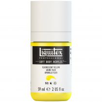 LIQUITEX SOFT BODY ACRYLIC 59ML JAUNE FLUORESCENT S2