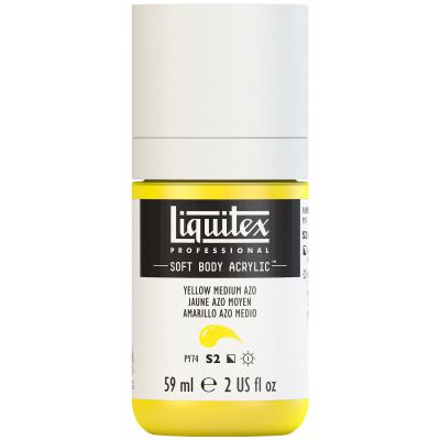 LIQUITEX SOFT BODY ACRYLIC 59ML JAUNE MOYEN