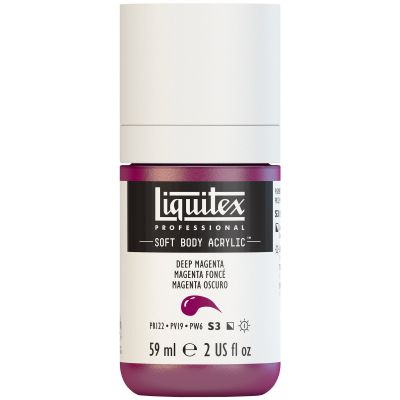 LIQUITEX SOFT BODY ACRYLIC 59ML MAGENTA FONCE