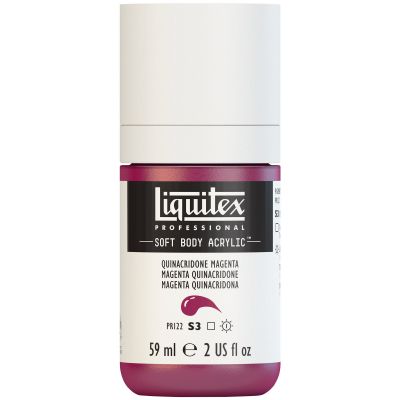 LIQUITEX SOFT BODY ACRYLIC 59ML MAGENTA QUINACRIDONE S3
