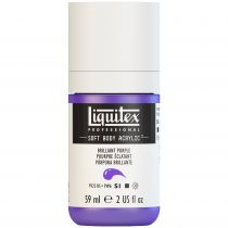 LIQUITEX SOFT BODY ACRYLIC 59ML POURPRE BRILLANT