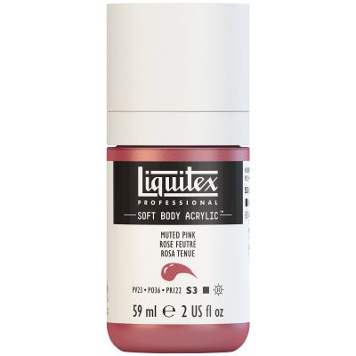 LIQUITEX SOFT BODY ACRYLIC 59ML ROSE FEUTR� S3