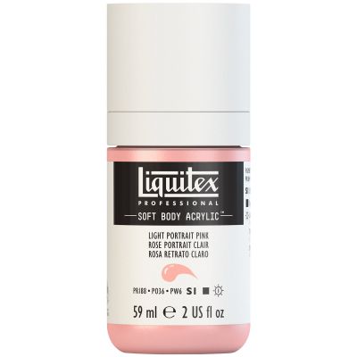 LIQUITEX SOFT BODY ACRYLIC 59ML ROSE PORTRAIT CLAIR