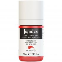 LIQUITEX SOFT BODY ACRYLIC 59ML ROUGE NAPHTOL CLAIR