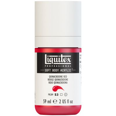 LIQUITEX SOFT BODY ACRYLIC 59ML ROUGE QUINACRIDONE