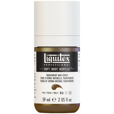 LIQUITEX SOFT BODY ACRYLIC 59ML TERRE D\'OMBRE NATURELLE TRANSPARENTE