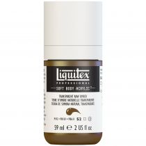 LIQUITEX SOFT BODY ACRYLIC 59ML TERRE D\'OMBRE NATURELLE TRANSPARENTE