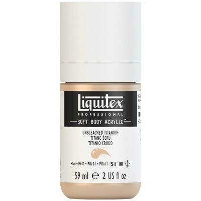 LIQUITEX SOFT BODY ACRYLIC 59ML TITANE ECRU