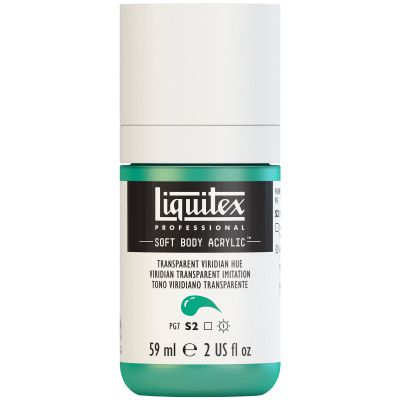 LIQUITEX SOFT BODY ACRYLIC 59ML VERT EMERAUDE TRANSPARENT IMITATION