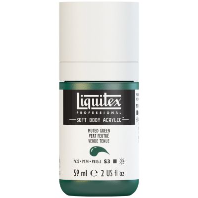 LIQUITEX SOFT BODY ACRYLIC 59ML VERT FEUTR� S3
