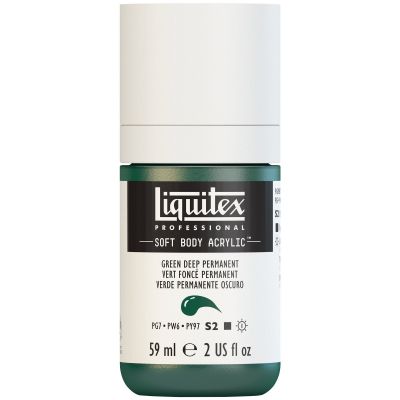 LIQUITEX SOFT BODY ACRYLIC 59ML VERT FONCE